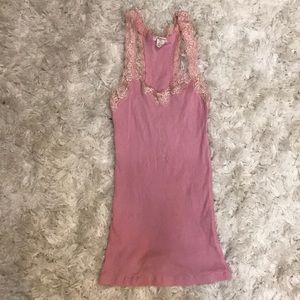 Pink tank top